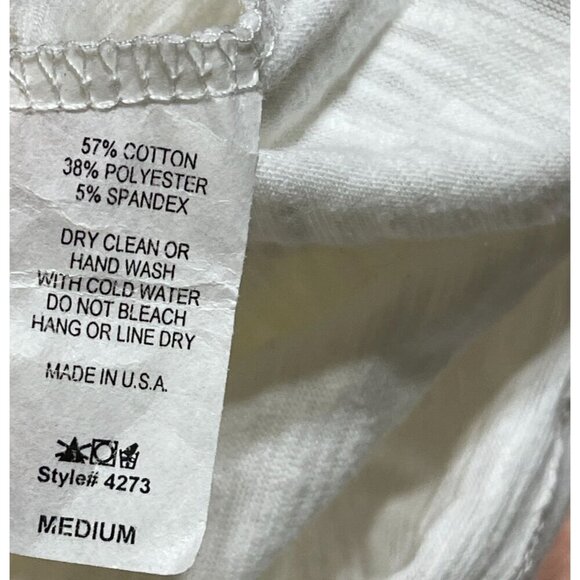 Entro Women's Color Block Sleeve T-Shirt Burnout White, Pink, Blue Size M Medium - Picture 6 of 6